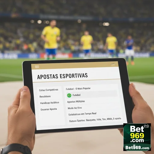 Usuário apostando em live gaming na 969bet durante jogo.