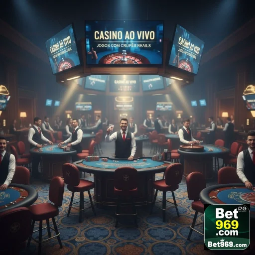 Interface de cassino ao vivo da 969bet com opções VIP.