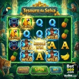 Slots emocionantes de Tesouro da Selva no 969bet.