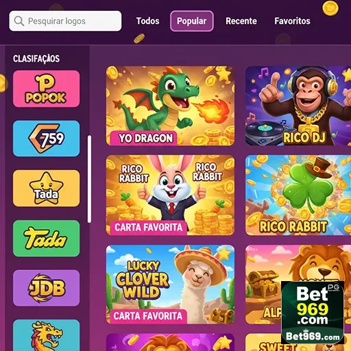 Imagem de jogos disponíveis para membros VIP no 969bet.