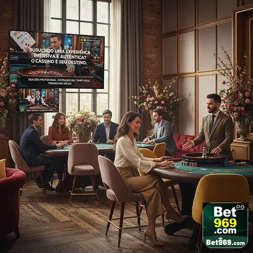 Usuários aproveitando serviços VIP na 969bet em cassino ao vivo.