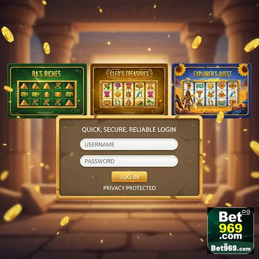 Login rápido e seguro em slots diversificadas na 969bet.