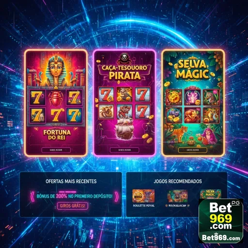 Interface da 969bet mostrando slots e serviços VIP.